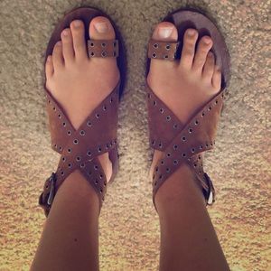 Matisse brown strappy sandals